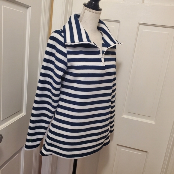 Dudley Stephens Navy & White Striped Pullover Fleece Size Small, Naut… - Picture 7 of 13
